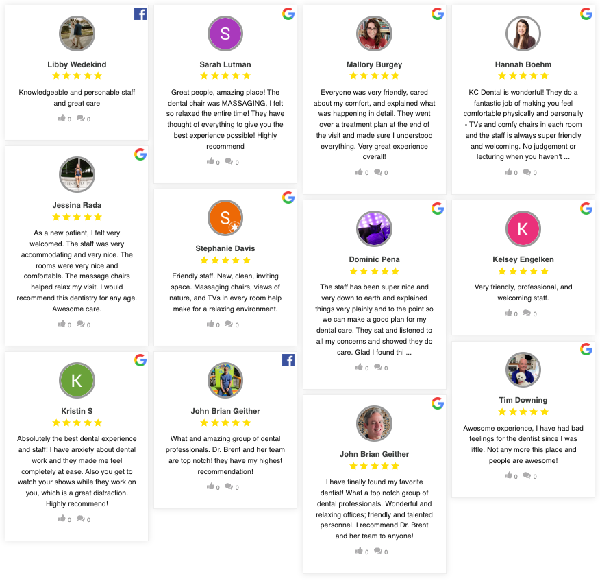 KC Family Dental Testimonials